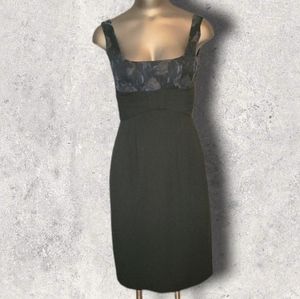 Nanette Lepore Vintages 90s! Floral corset bodice bow pencil skirt 2